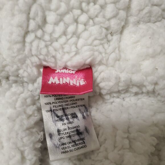 Disney Junior Minnie Mouse Toddler Hooded Fleece Lined Coat Jacket 3T - Picture 6 of 10